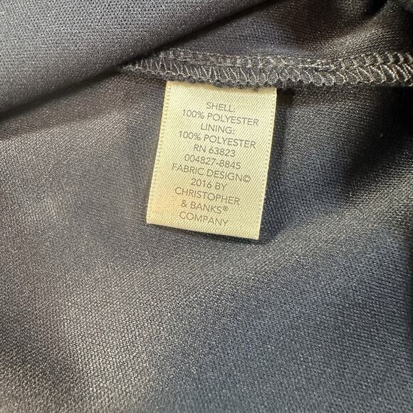 CJ Banks Sleeveless Top Floral Asian Print Camisole Liner Size X‎ - Picture 8 of 9